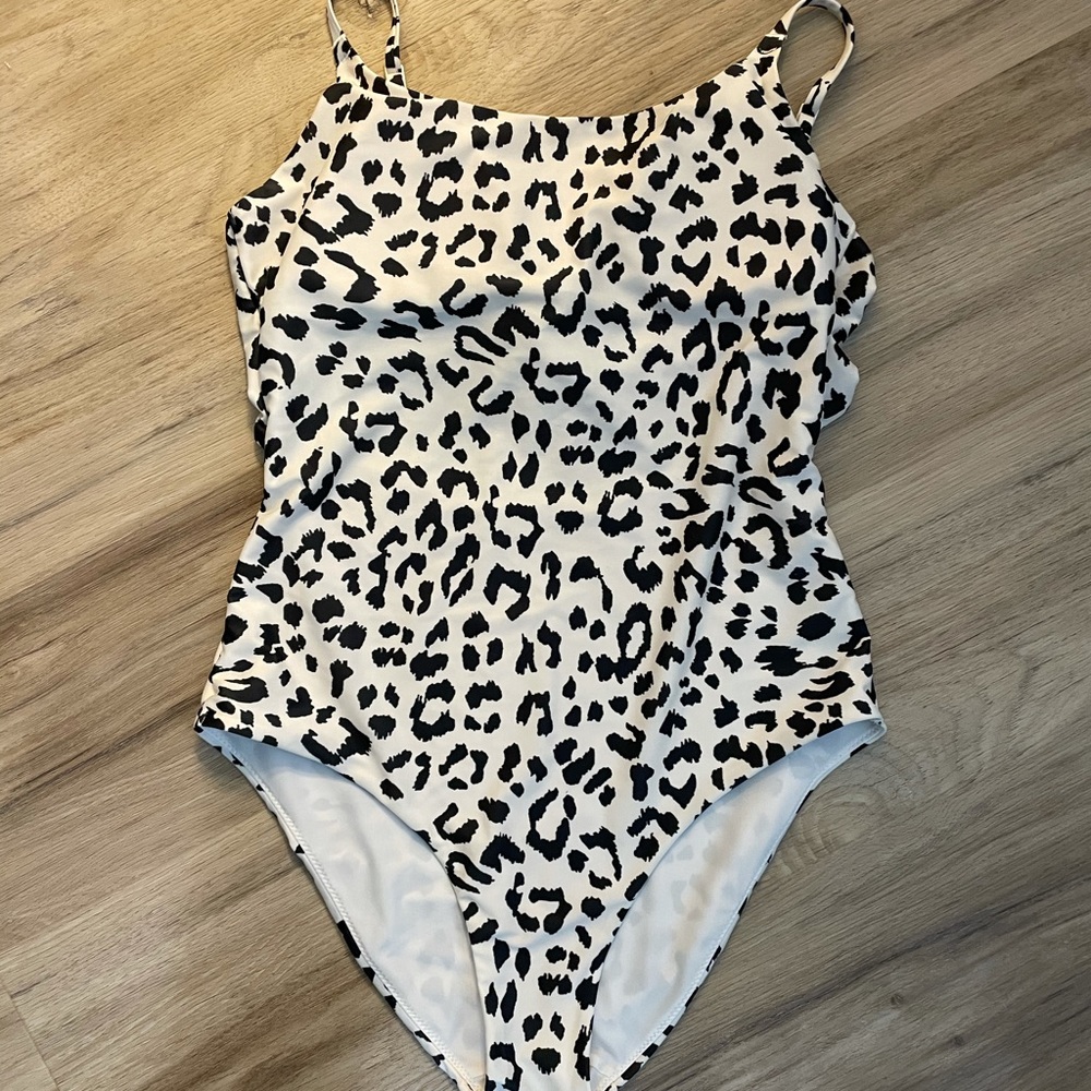 Aerie leopard print one piece